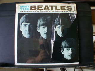 Beatles MEET THE BEATLES MONO Album GREAT COVER Lp Record