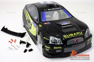   Impreza Analog Painted RC Racing On Road DRIFT Car 200mm Body Shell