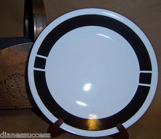   Corelle URBAN BLACK Bread Plate Modern Contemporary Dinnerware #1 NEW
