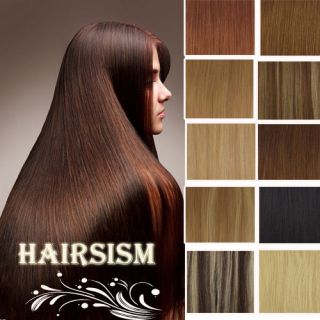 Popular CLIP IN REMY REAL HUMAN HAIR EXTENSIONS Full&Half Head 15 18 
