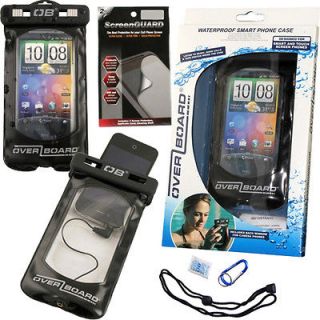   Waterproof XL Case Black with Headset Jack, SP Motorola Droid Razr M