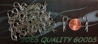 50 RC BODY CLIPS CAR TRUCK BUGGY BODY PINS 1/10 SCALE