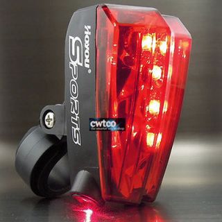   Laser Cycling Bicycle Bike Rear Tail RED Lamp Light +2x AAA LD123