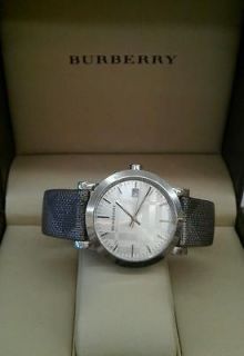AUTHENTIC BURBERRY WATCH WITH NOVA LEATHER BAND GREAT CONDITION
