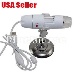   8LED Digital USB Microscope Endoscope Magnifier Camera w/ Alloy Stand