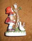 Vintage Ceramic Figurine a girl praying 2 an image of Mother Mary 