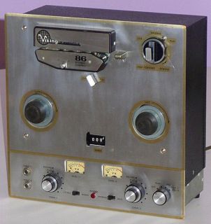 VIKING 86 STEREO COMPACT TUBE REEL TO REEL TAPE RECORDER
