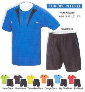 Soccer Team Official Referee Jersey Uniform CENT2313 $30/kit