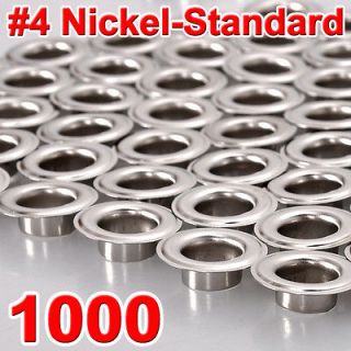 1000 #4 1/2 Grommet Machine Grommets & Washers Nickel Eyelets Sign 