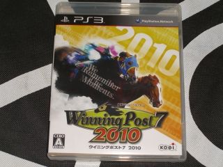 Playstation 3 PS3 Import Game Winning Post 7 2010 Horse