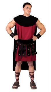 Mens Spartacus Costume Gladiator Roman Knight DELUXE Toga Belt 