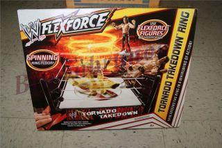 WWE FlexForce Tornado Takedown Ring Spinning Ring Floor Wrestling Toy 