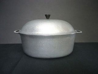  HAMMERED CLUB ALUMINUM COOKWARE OVAL ROASTER DUTCH OVEN No. 15