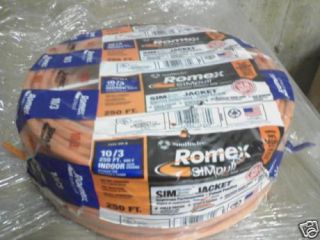 Romex 8/3 With Ground Electrical Wire 50ft coil. NEW