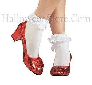 Dorothy Adult Ruby Red Slippers Wizard of Oz Large 9 10