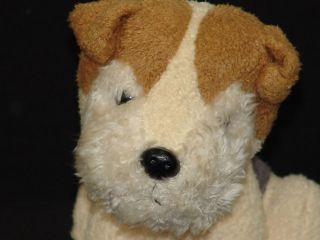 RUSS BERRIE TRIXIE THE FOX TERRIER PUPPY DOG PLUSH STUFFED ANIMAL TOY