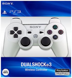 Official Sony Classic White Dualshock 3 Playstation 3 PS3 Wireless 