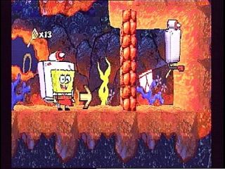 SpongeBob SquarePants SuperSponge Nintendo Game Boy Advance, 2002 