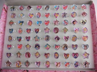 Wholesale Lots ~ Disney Princess Ring Box Set(72pcs)