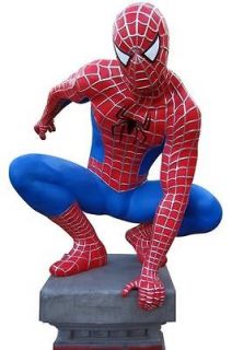 LIFESIZE BIG Spiderman Figure Statue Toy Tin NEW
