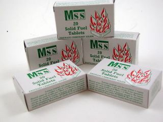 Mamod or MSS Solid Fuel Tablets for Model Toy Steam Engines