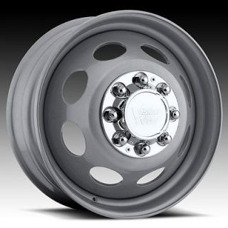 19.5 Vision Wheels Dually Steel DURAMAX 8x6.5 6 Wheels FREE LUGS