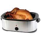 18qt (17L) Stainless Steel Turkey Roaster With Stainless Steel High 