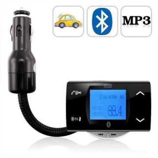   Handsfree Car Kit FM Transmitter  Player w/ Steering Wheel Control