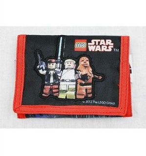 Lego Star Wars Trifold Wallet Black Darth Vader Luke Hansolo and 