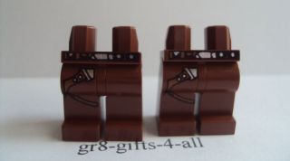 Lego Star Wars Han Solo Brown Legs Belt Detail For Minifigures