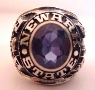 1972 Newark State University Mans Class Ring, 10K Gold