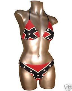 Rebel Confederate Flag Bikini, MIXED SIZE TOP & BOTTOM