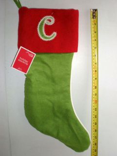 christmas stocking initial in Home & Garden