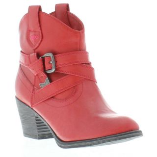 Rocket Dog Boots Genuine Satire Womens Red Ankle Boot Sizes UK 4   8