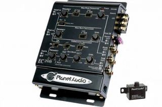   AUDIO EC20B Car Audio 3 Way Crossover + Remote Bass Sub Level Control