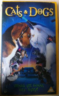 CATS AND DOGS ~ Hilarious 2001 Family Feature Film ~ Rare UK VHS