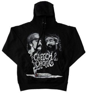 Cheech and Chong Up in Smoke Hoodie Sweatshirt Sweater Weed Marijuana 