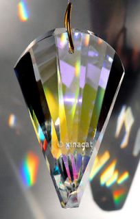 SunCatcher Wave Swirl Cut 50mm 2 inch AB Austrian Crystal Prism
