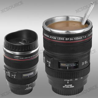   105mm Lens Mug Tea Coffee Cup Stainless for Photography Fan Gift DC139