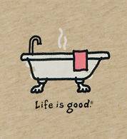 Life is Good   OLD FASHIONED TUB   New With Tag   Ladies