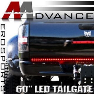 60 Line Of Fire Red+White LED Tailgate Tail Light Bar Dodge/Ford 