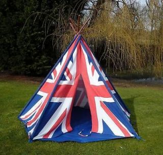 Wigwam Teepee Play Tent   Canvas   Union Jack   BNIB