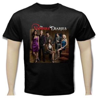 VAMPIRE DIARIES TV Series #19 Men Black T Shirt