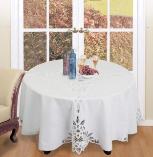 round tablecloth in Table Linens
