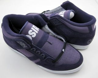 Osiris Shoes South Bronx Skateboard Sports Purple/White/Black Sneakers 
