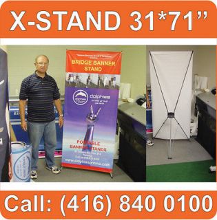   Display Trade Show Banner System 31*71 Portable Tabletop Stands