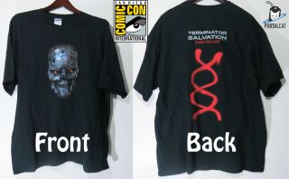 RARE ✰ Terminator Salvation ✰ (XL) T Shirt ✰ SDCC 2008 