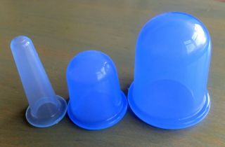   CUPS 1 XLARGE+1 NORMAL BODY+1 FACIAL MASSAGE CUPS VACUUM SILICONE