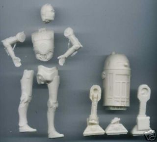 Star Wars C3PO&R2D2 Sci Fi Movies Resin Model Kits 1/12