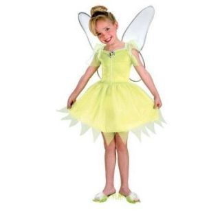 TINKER BELL Disney Fairies Princess Child Costume Size: 4 6 Disguise 